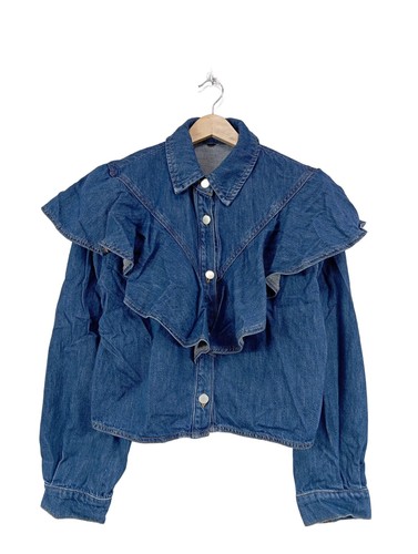 Jeansbluse damen bluse gr - h&m,