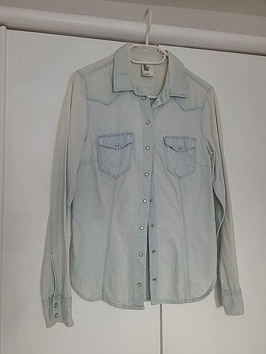 Jeans hemd bluse - h&m, jeans-hemd,
