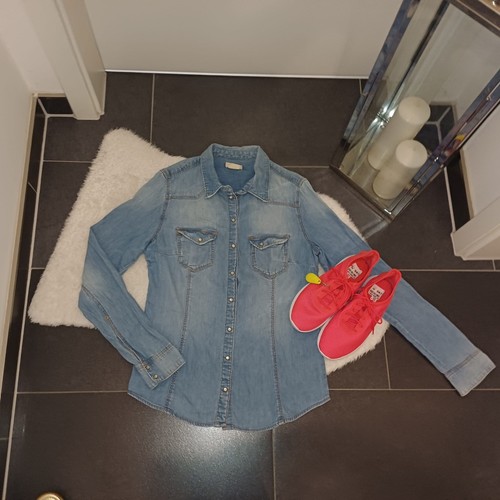 Jeanshemd 42 hellblau - jeanshemd,