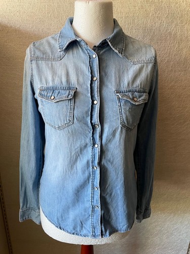 Jeansbluse hemdbluse - h&m,