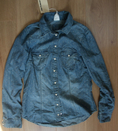 Neu jeansbluse blau - ,