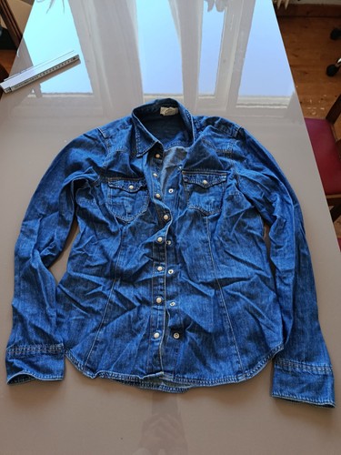 Damen jeanshemd denimhemd - /,