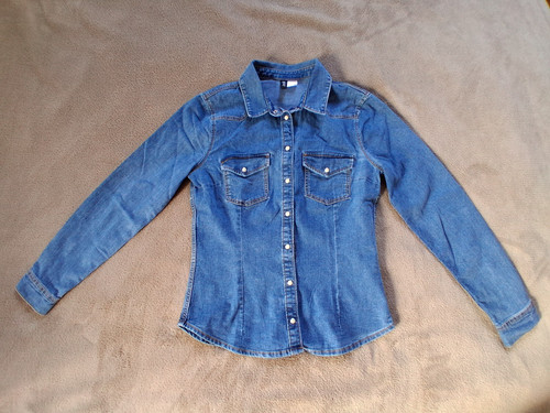 Damen bluse jeansbluse - bluse,, h&m