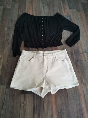 Set jeans short damen - :,
