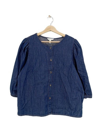 Jeansblusen blau größe - jeansblusen,
