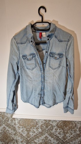 Divided jeanshemd blau - h&m, jeanshemd,