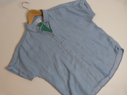 Damen kurzarm bluse - h&m,