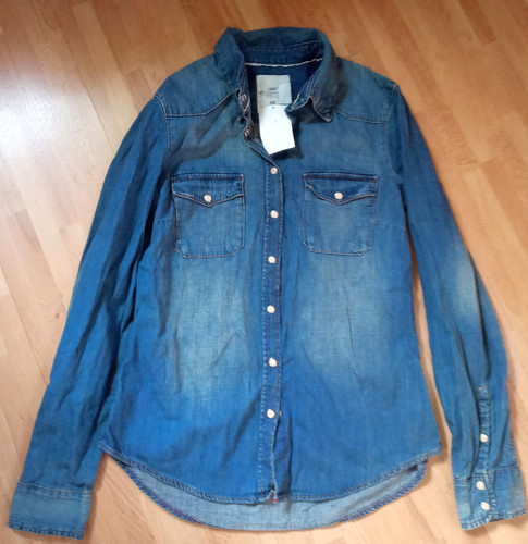 Neu jeansbluse blau - ,