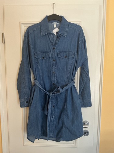 Kurzes jeans kleid lange - kurzes,