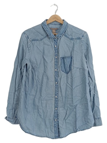 Damen hemdbluse jeanshemd - h&m,