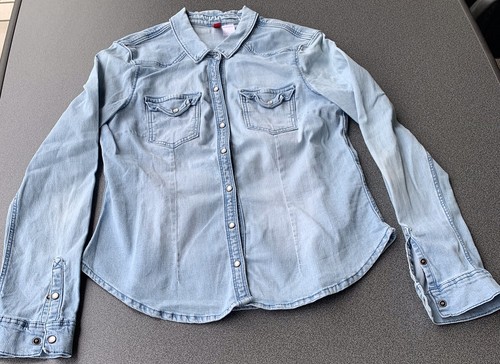Bluse jeansbluse - h&m,