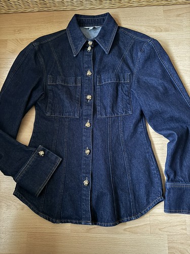 Jeansbluse hemd - h&m, *