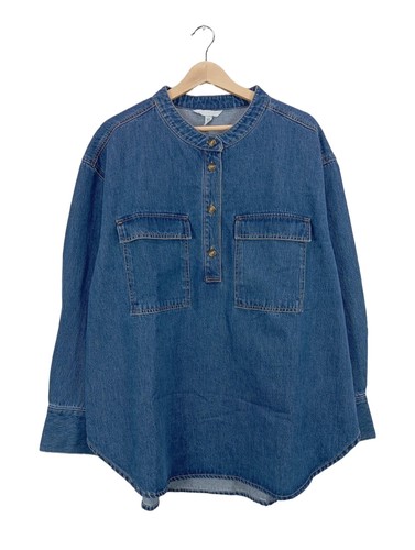 Jeansbluse damen bluse gr - h&m,