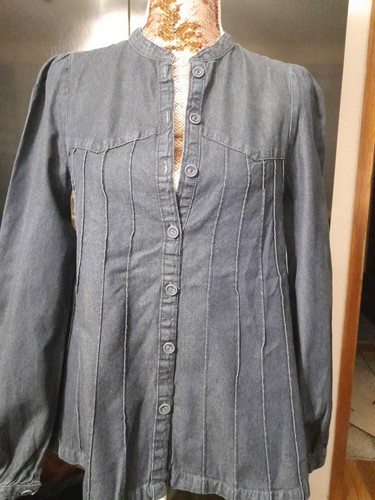 Bluse aus jeans - aus,