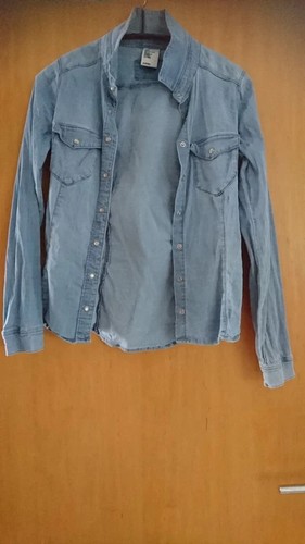 Jeansbluse von m - jeansbluse, h&m